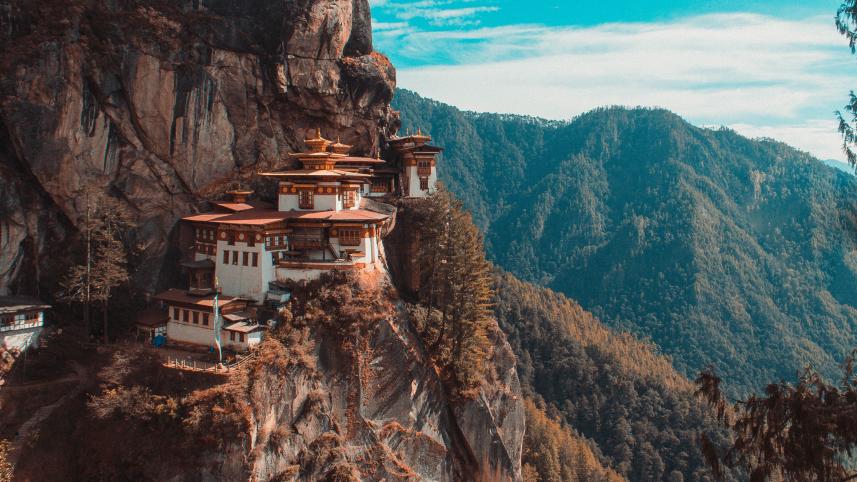 Paro Taktsang in the Paro Valley, Bhutan