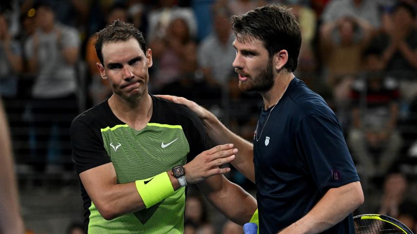 Rafa Nadal and Cameron Norrie 
