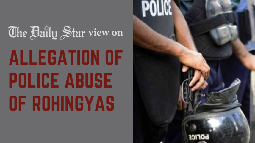allegation of police abuse of rohingyas