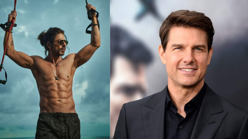 Shah Rukh Khan and Tom Cruise 