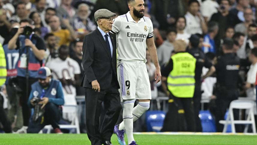  Karim Benzema and  Amancio Amaro Varela 