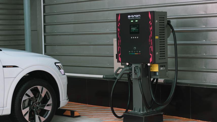 Audi electric charging station Bangladesh