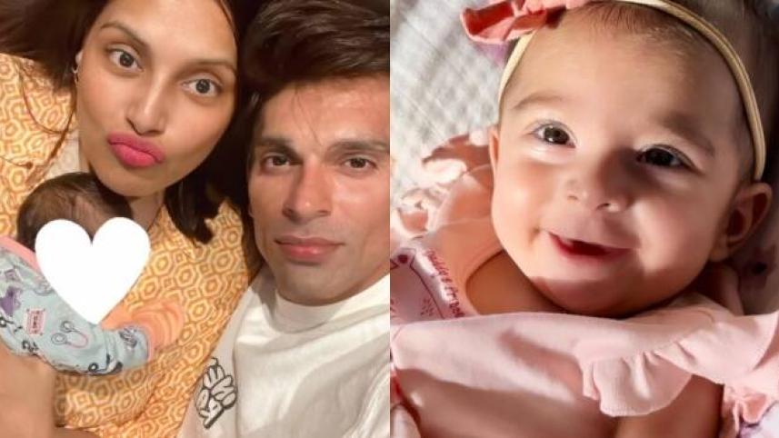 Bipasha and Karan reveal their daughter's face on social media