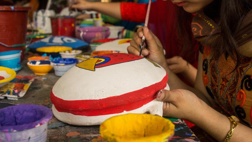 A glimpse into the preparations for Mangal Shobhajatra 