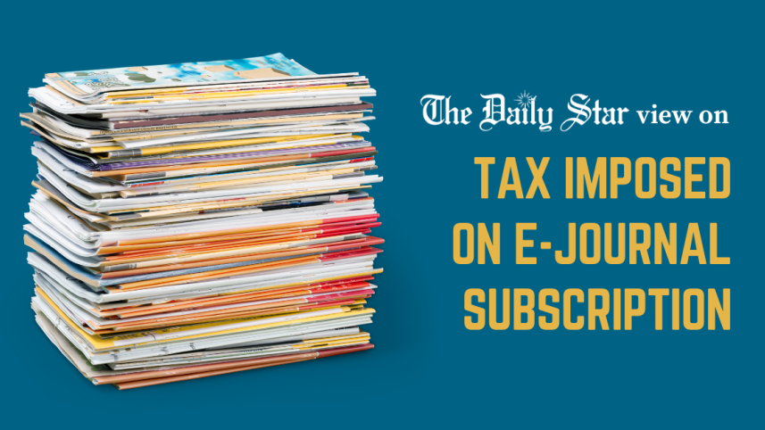 tax imposed on e-journal subscription