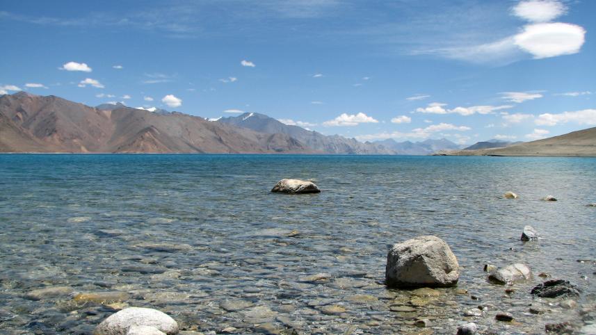 Pangong Lake, Ladakh Top 5 Bollywood travel destinations in India 	