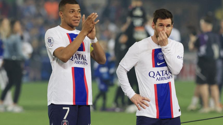 Messi and Mbappe