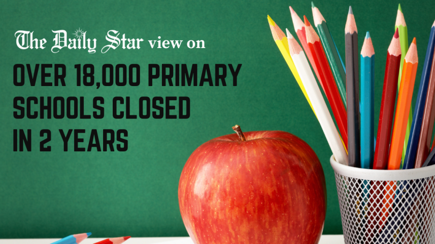 18,465 primary schools closed in 2 years