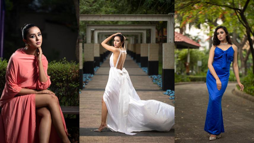 Long dresses and gowns make a comeback