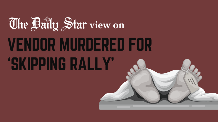 vendor beaten to death for skipping rally