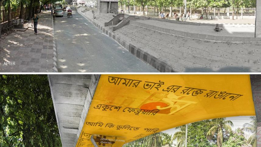 Using space under flyovers