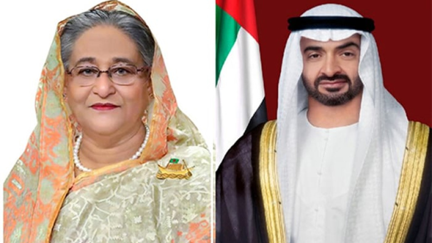 PM Hasina Sheikh Mohamed bin Zayed Al Nahyan