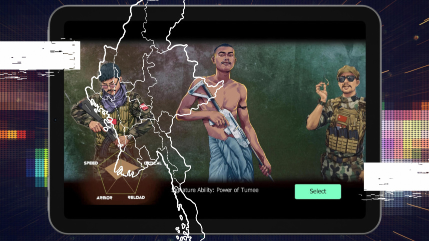 The game, originally launched as "The PDF Game" in early 2022, has become an unexpected fundraising and awareness-raising tool for the anti-military resistance known as the People's Defence Forces (PDF).