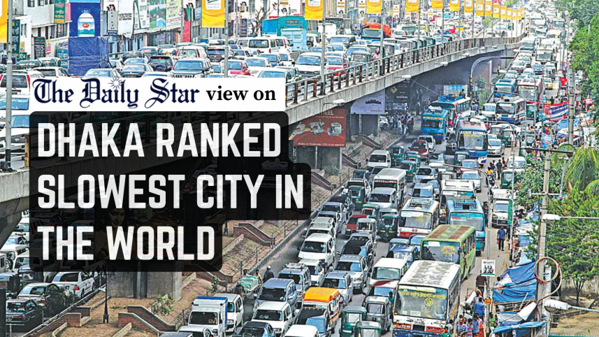 dhaka ranked slowest city in the world
