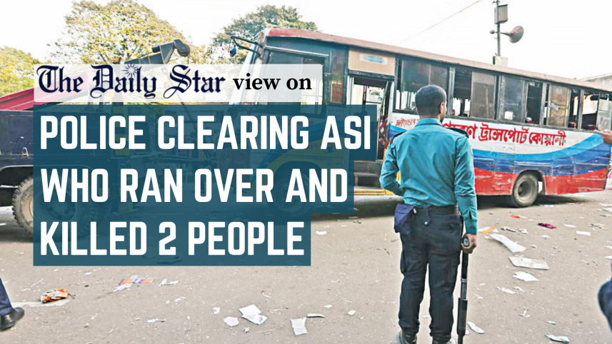 police clearing ASI who ran over and killed two people 