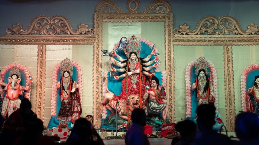 Dhanmondi Sarbajanin Durga Puja Pandal    Durga Puja in Dhaka: A glimpse into splendid puja mandaps