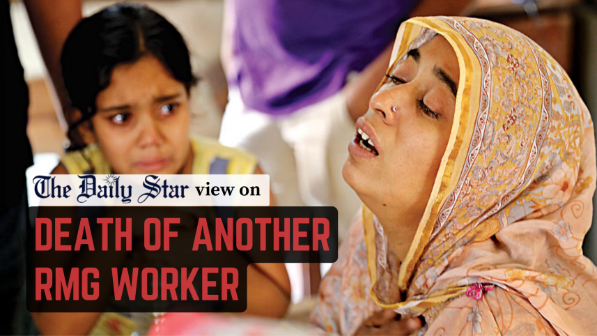 death of another rmg worker