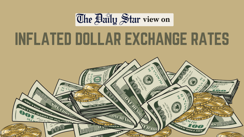 inflated dollar exchange rates in bangladesh