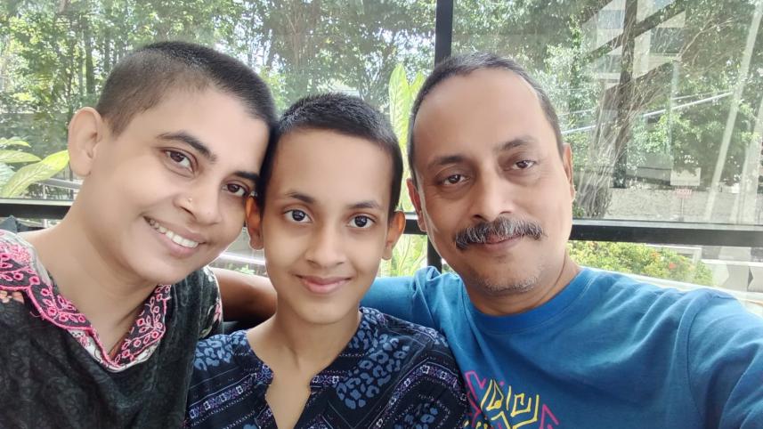 Rubel and his family