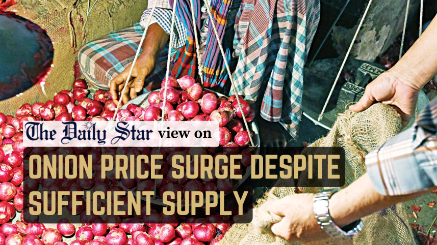 onion price surge despite sufficient supply