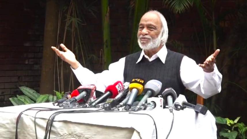 BNP Leader Abdul Moyeen Khan Applauds Voters Absence at Polling Stations