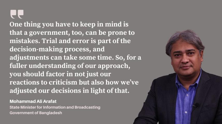 Mohammad A Arafat interview