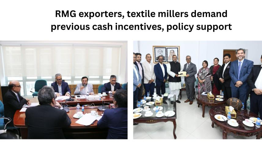 RMG exporters demand earlier level of cash incentive