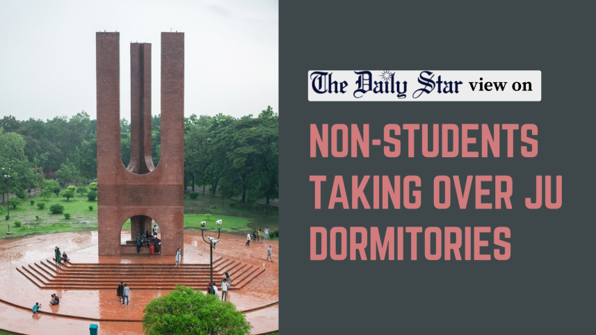 non-students taking over ju dormitories