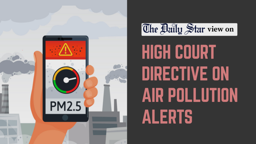 alert system to warn people about air pollution