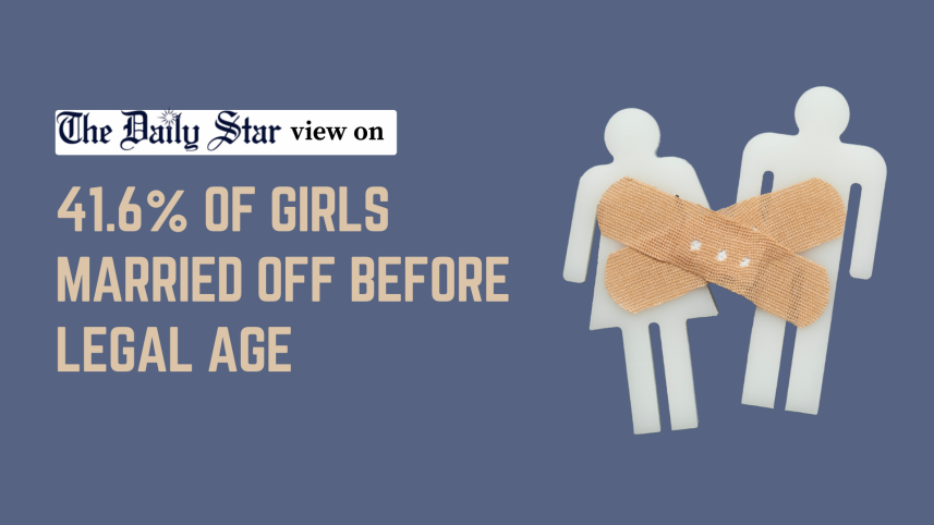 41.6 of girls married before legal age in bangladesh