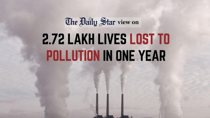 2.72 lakh lives lost to pollution 