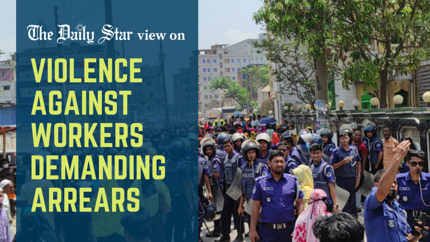 Violence against RMG workers demanding dues