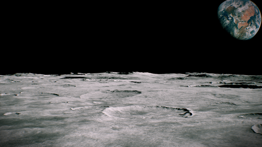 Moon surface