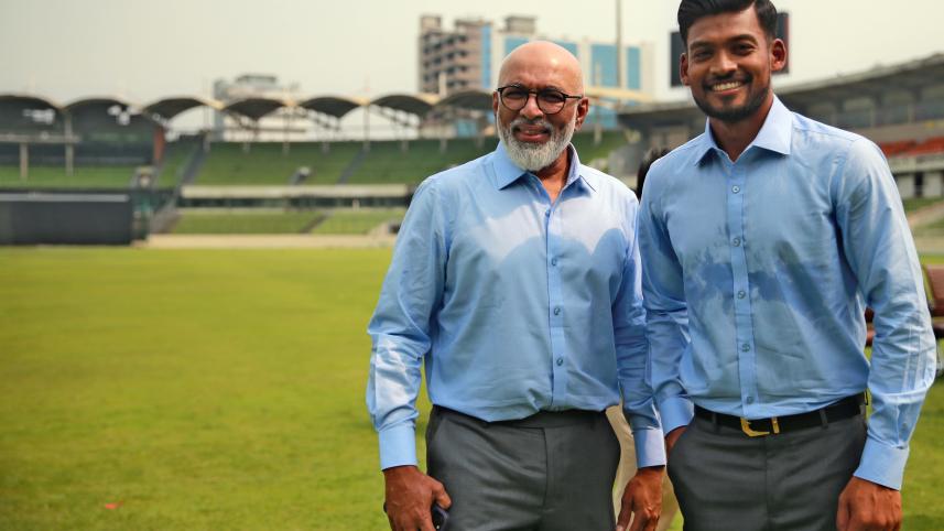 Chandika Hathurusingha with Shanto