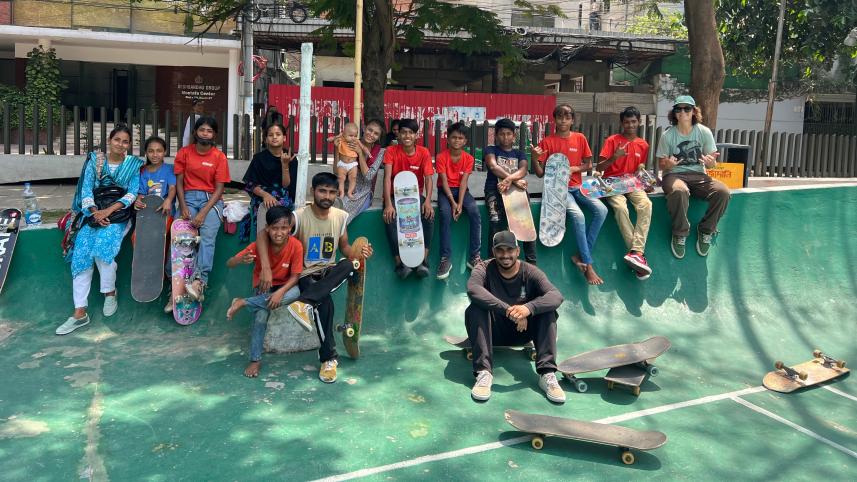 Bringing street children out of despair through skateboarding