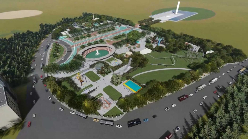 Development work of Dhaka Shishu Park