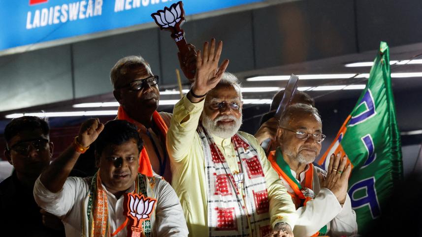 Modi claims third election victory