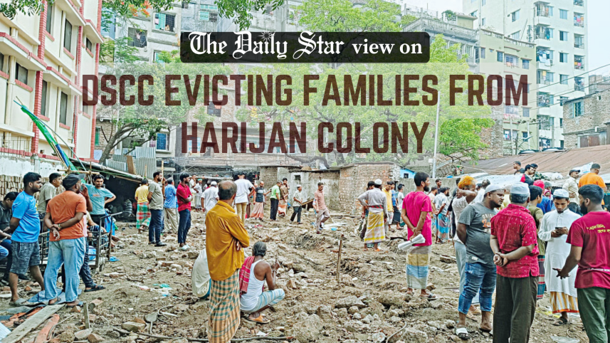 dscc evicting families from harijan colony