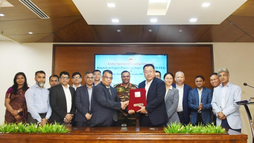 Chinese company's investment proposal for Bepza EZ