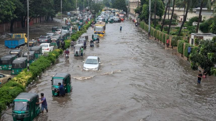 water Logging in Dhaka