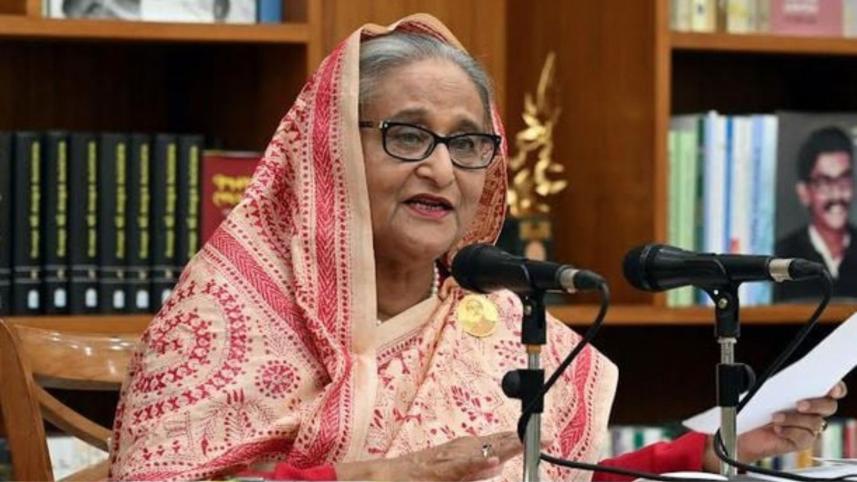 PM Sheikh Hasina visits injured police