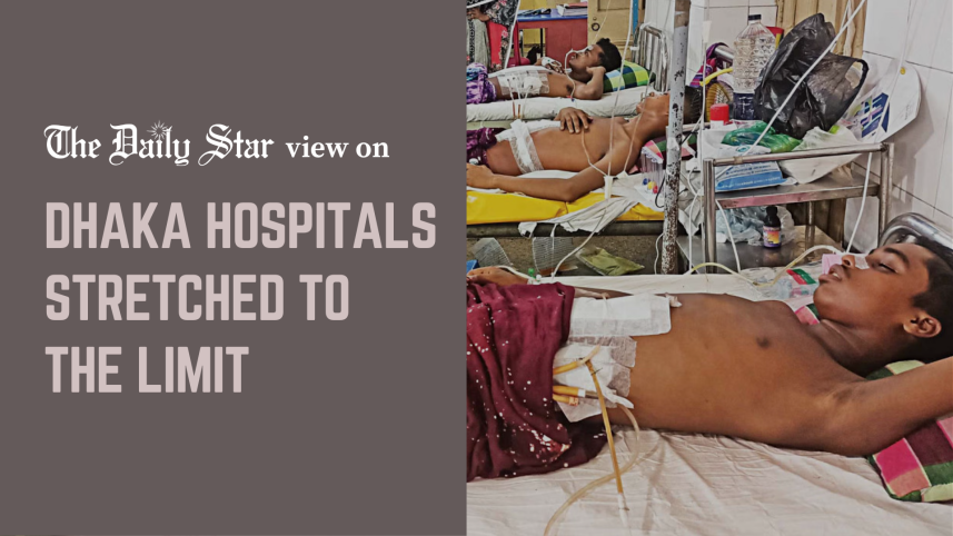 dhaka hospitals stretched to the limit