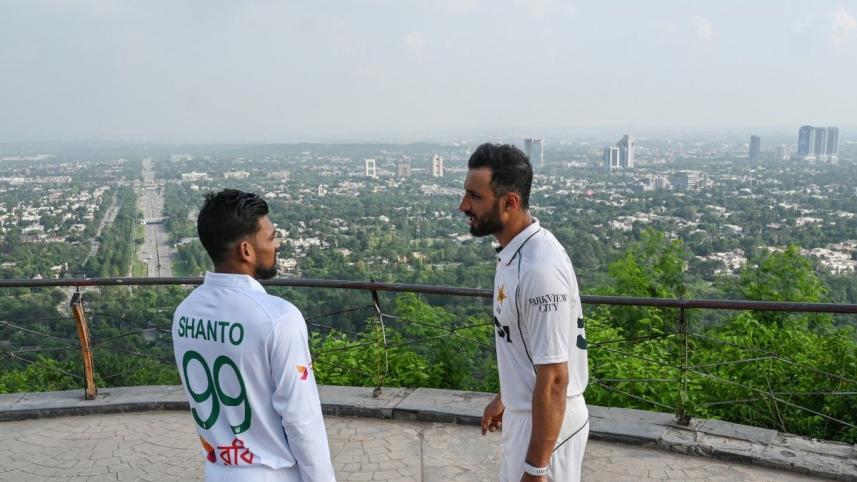 Najmul Hossain Shanto and Shan Masood