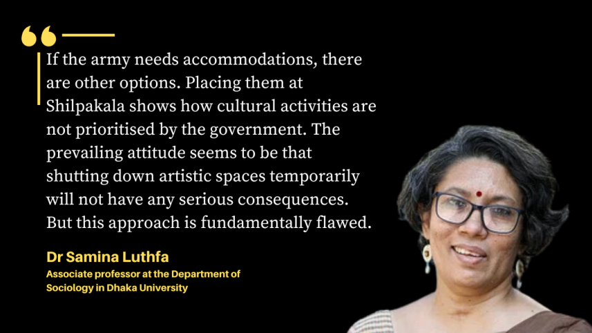 Shilpakala Academy under army control