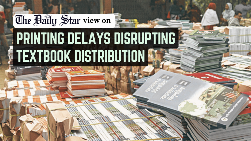 printing delays disrupting textbook distribution