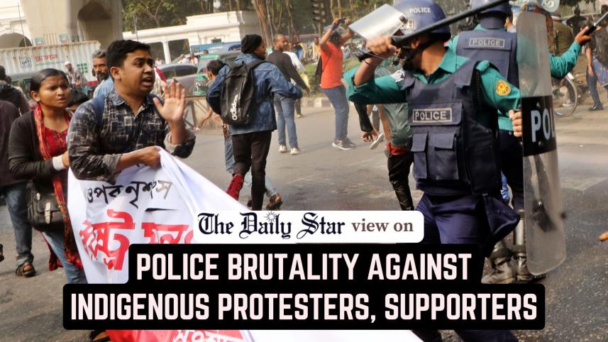 Police brutality against Indigenous protesters, supporters