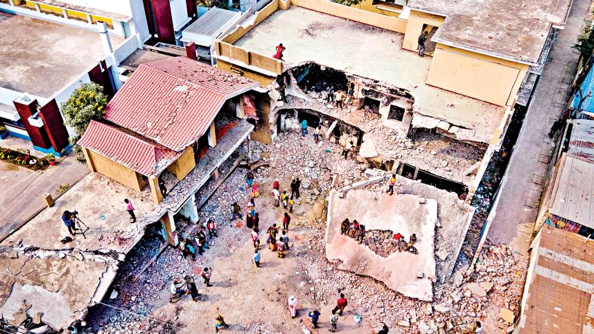 Vandalism and arson attacks in Bangladesh