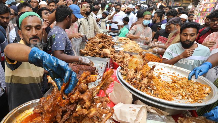 Chawkbazar iftar market during Ramadan