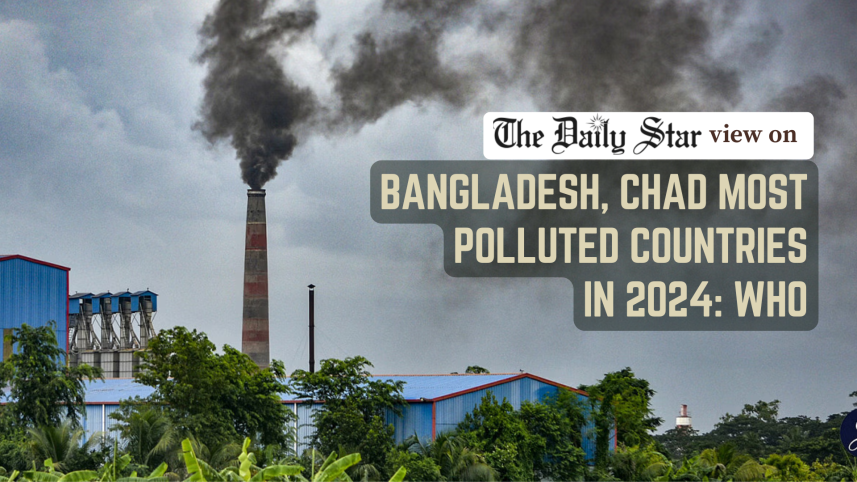 Bangladesh, chad most polluted countries in 2024 