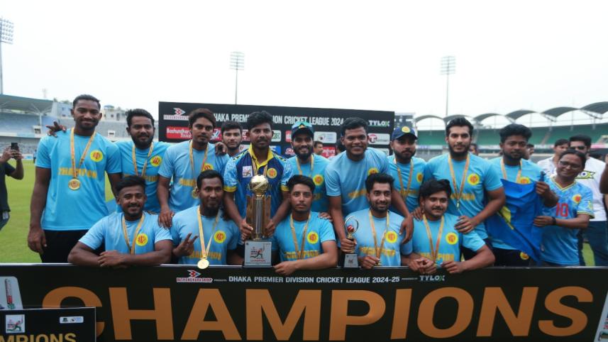 Abahani won Dhaka Premier League 2025
